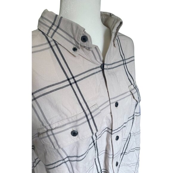 Carhartt Men's Loose Fit Midweight Short-Sleeve Plaid Shirt Size L - Picture 4 of 8